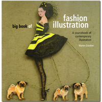 You can find illustrations in Big Book of Fashion Illustration