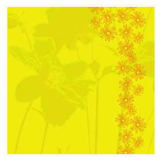 Yellow Flower Card